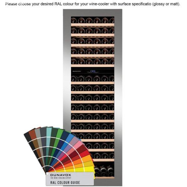 Dunavox DAVG-114.288DC.TO Horizon beépíthető borhűtő RAL 114 palackos