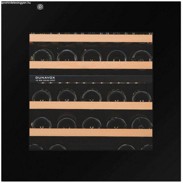 Dunavox DXB-26.69DB.TO Balance beépíthető borhűtő 26 palack