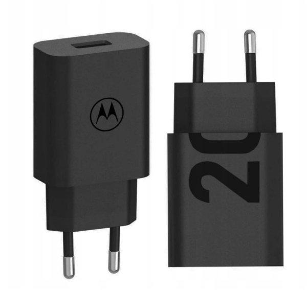 Motorola MC-202 fekete gyári hálózati 3A töltő USB-A csatlakozóval 20W