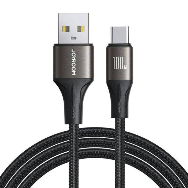 Joyroom SA25-AC6 USB-USB-C kábel / 100 W / 1,2 m (fekete)