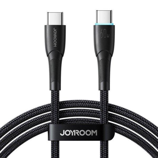 USB-C-USB-C kábel Joyroom SA32-CC3 Starry, 60 W, 1 m fekete