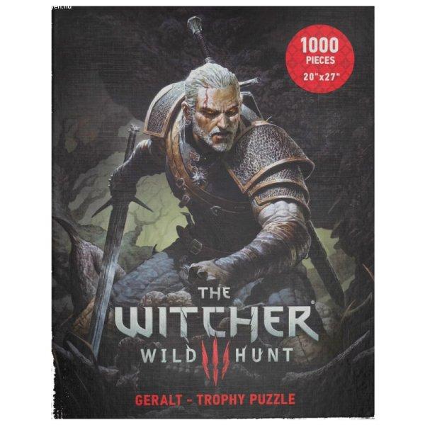 The Witcher 3 Wild Hunt Puzzle Geralt - Trófea (1000 elem)