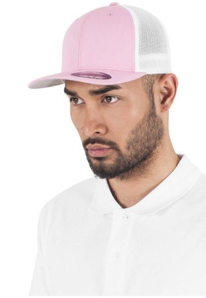 Urban Classics Flexfit Mesh Trucker 2-Tone pink/wht