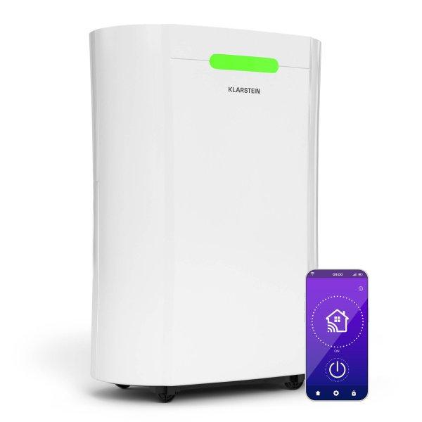 Klarstein AeroDry Smart 12L párátlanító | 12 l/nap | 18 m² | páratartalom
érzékelő | irányítás alkalmazás segítségével | 135 m³/h