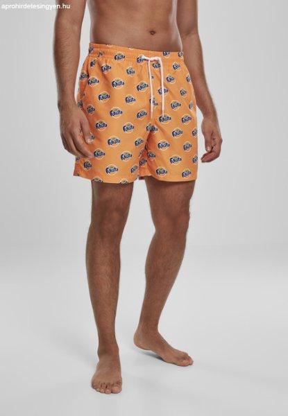 Mr. Tee Fanta Logo AOP Swimshorts orange