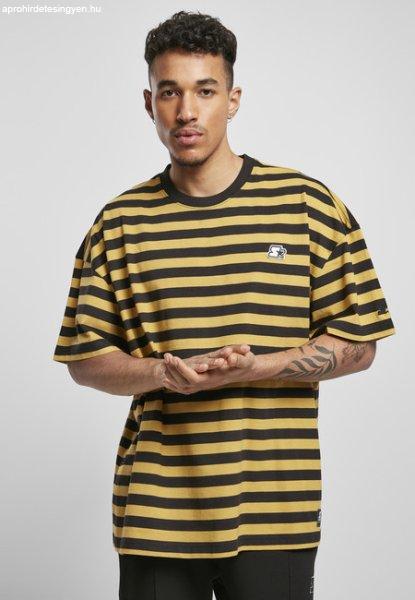 Starter Small Stripes Tee stategrey/goldensand