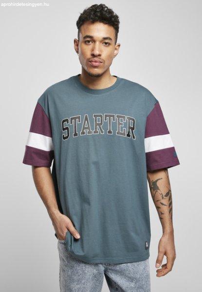 Starter Throwback Tee teal/darkviolet/white