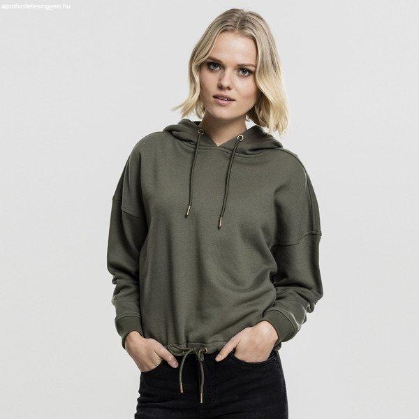 Pulóver Urban Classics Ladies Kimono Hoody olive