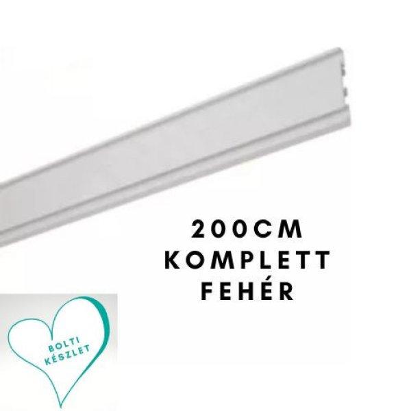 Slim Line 2 soros fehér karnissín 300cm