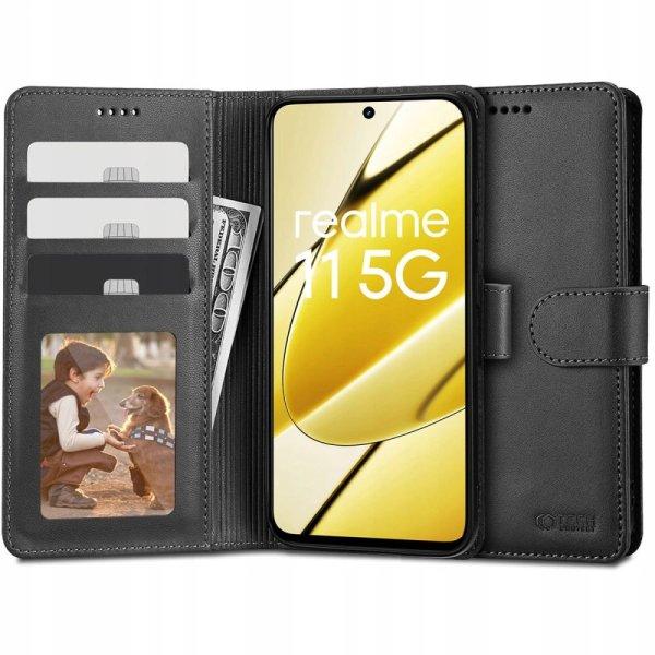 Tech-Protect Wallet tok Realme 11 5G - fekete