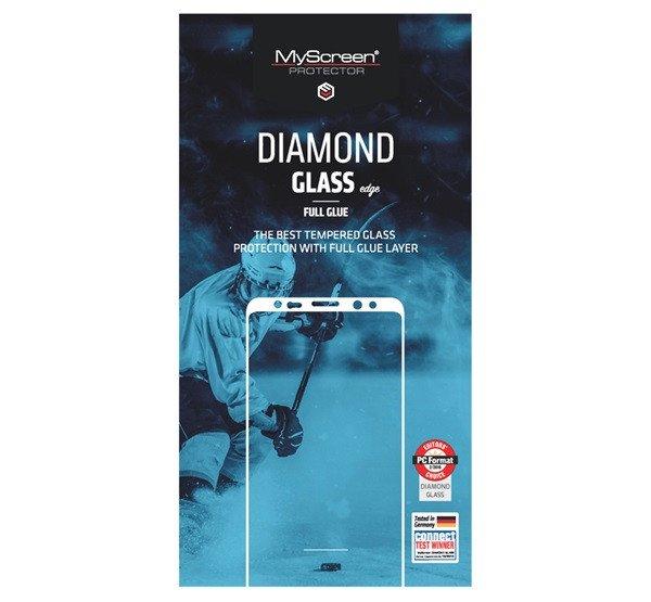 MYSCREEN DIAMOND GLASS EDGE képernyővédő üveg (2.5D, full glue, 0.33mm, 9H)
FEKETE Apple iPhone 16