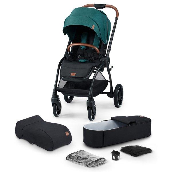 Kinderkraft babakocsi többfunkciós Evolution Cocoon 2in1 puha mózessel
Midnight green