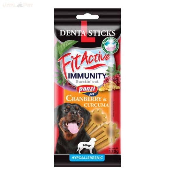 Panzi Fit Active Denta-Sticks Hypoallergenic Immunity "L" 170 g -
jutalomfalat vörösáfony, kurkuma