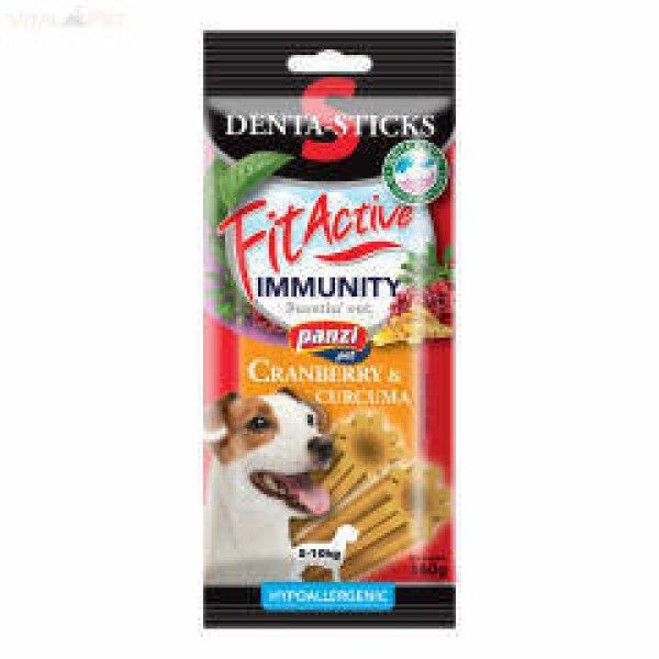 Panzi Fit Active Denta-Sticks Hypoallergenic Immunity "S" 140 g -
jutalomfalat vörösáfony, kurkuma