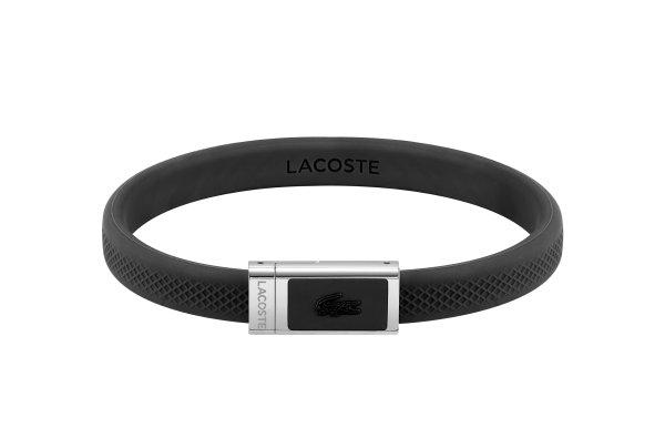 Lacoste Fekete szilikon karkötő 2040114