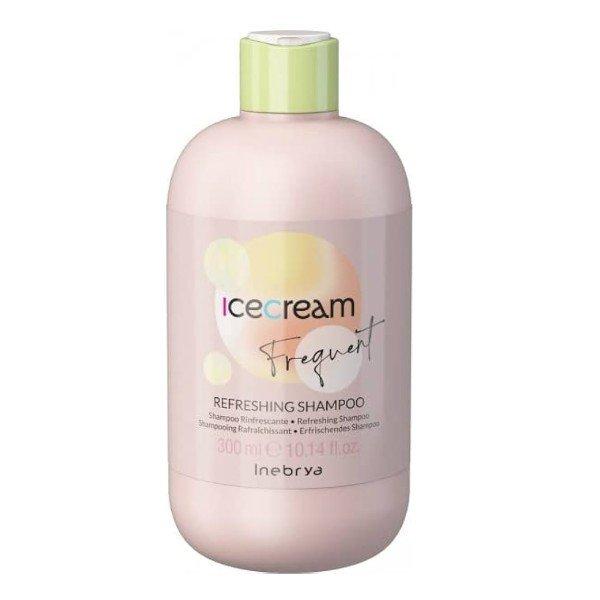 Inebrya Frissítő sampon menta kivonattal Ice Cream Frequent
(Refreshing Shampoo) 1000 ml