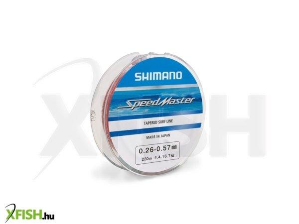 Shimano Line Speedmaster Surf Tapered Dobóelőtét Zsinór Multi Color 220m
0,33-0,57mm 6,9-16,7Kg