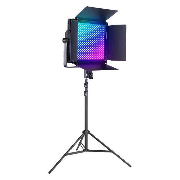 Kit Neewer RGB1200 LED két lámpa 60W 2500-8500K + állványok + barndoors