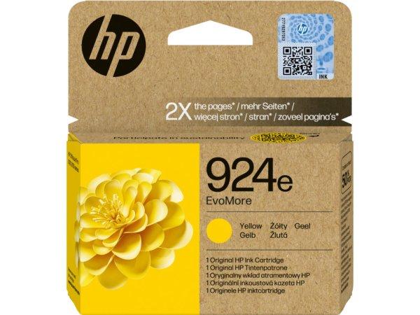 HP 4K0U9NE Tintapatron Yellow 800 oldal kapacitás No.924e EvoMore