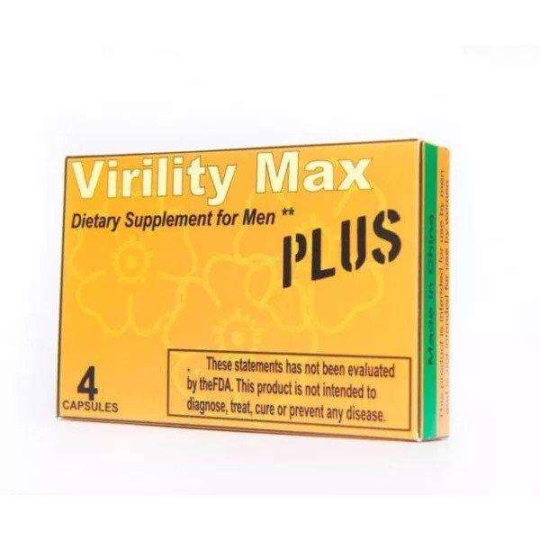 VIRILITY MAX PLUS POTENCIANÖVELŐ KAPSZULA - 4 DB