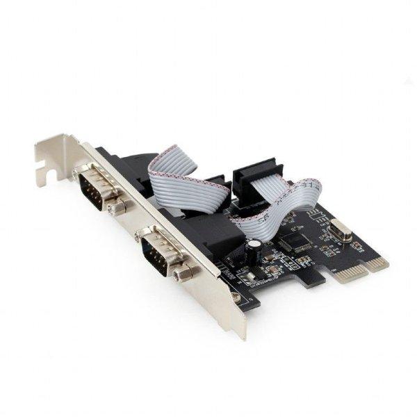 Gembird SPC-22 2 serial port PCI-Express add-on card, with extra low-profile
bracket