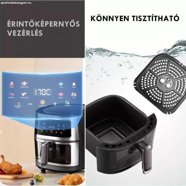 Air Fryer Forró Levegős Sütő 8L - Extra Nagy, 2400W - KIMIYO CH23-371