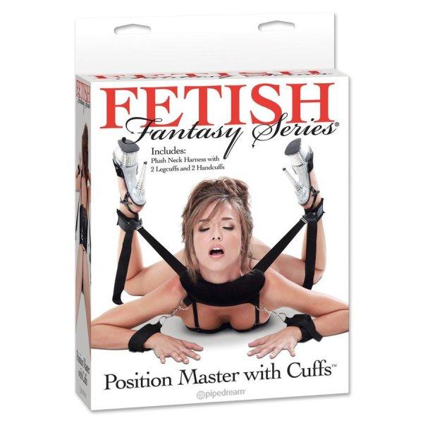 Fetish Position Master - kötözőszett (fekete)