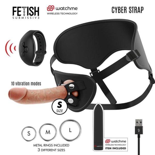 FETISH SUBMISSIVE CYBER STRAP - HÁM DILDÓVAL ÉS GOLYÓS TÁVIRÁNYÍTÓVAL
WATCHME S TECHNOLÓGIÁVAL