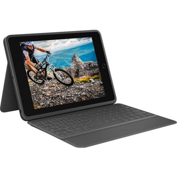 TPK Logitech Folio Touch - iPad 7-8-9 - Német - Fekete