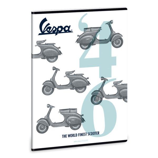 Vespa '46 A/4 extra kapcsos füzet-négyzethálós