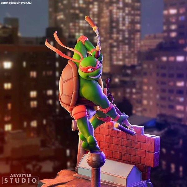 TMNT Figur - Michelangelo 1:10 (magasság: 21 cm)