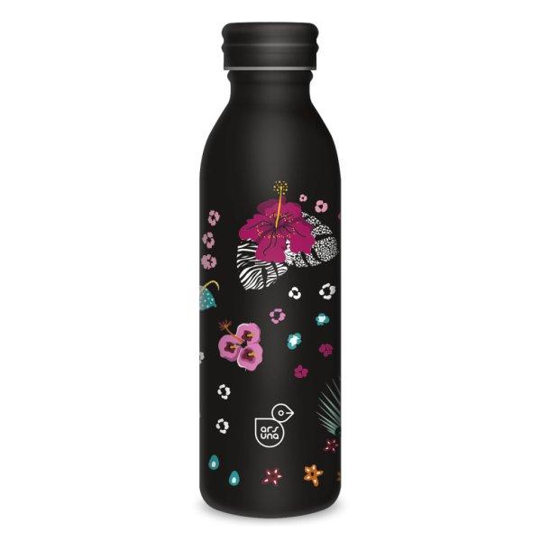 Ars Una duplafalú fémkulacs-600 ml - Black Hibiscus