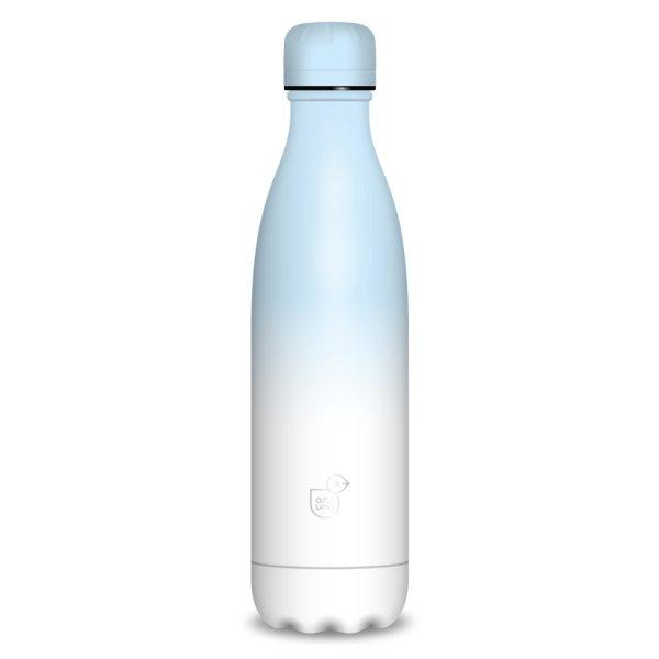 Ars Una duplafalú fémkulacs-500 ml - White-Sky Blue