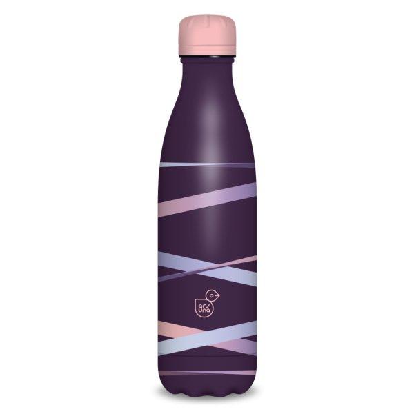 Ars Una duplafalú fémkulacs-500 ml - Ribbon-purple