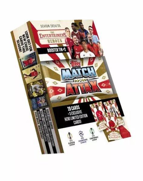 Focikártyák Topps Match Attax TCG 2024/25 UCC Booster Tin 2 sárga