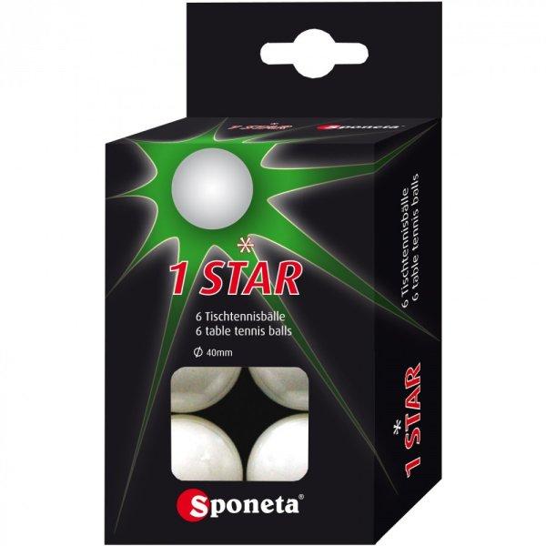 Ping-pong labda Sponeta 1 star 6 db ( pingponglabda )