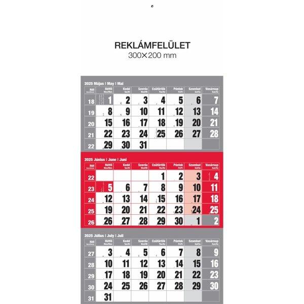 Falinaptár speditőr 1 tömbös 12 lapos 300mmx480mm, külön fejlappal piros
Realsystem 2025.