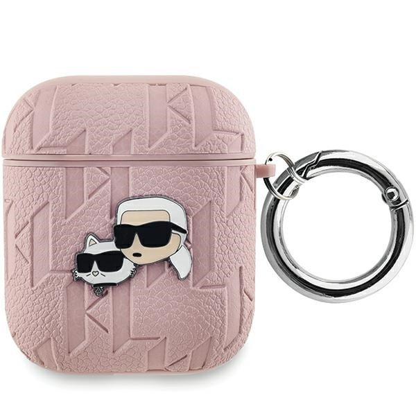 Karl Lagerfeld KLA2PGKCPP Monogram Karl & Choupette Head tok AirPods 1/2 -
rózsaszín