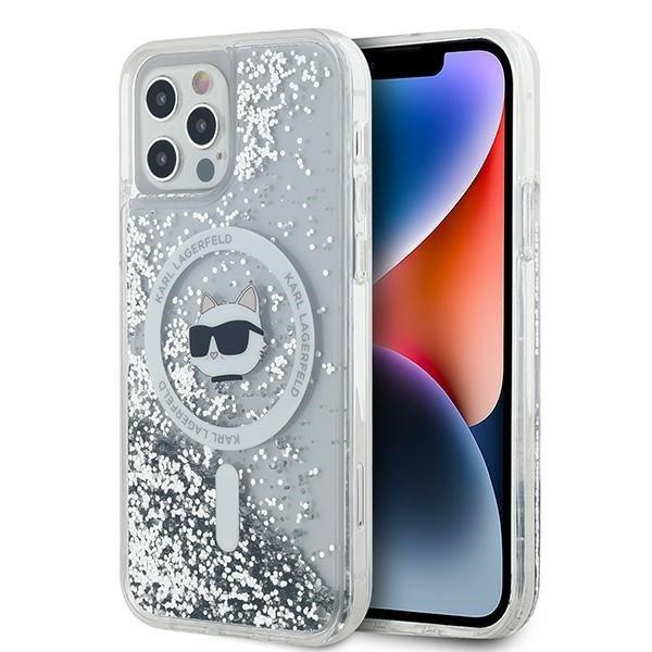 Karl Lagerfeld KLHMP12MLGCHSGH Liquid Glitter Choupette Head
MagSafe-kompatibilis tok iPhone 12/12 Pro – átlátszó