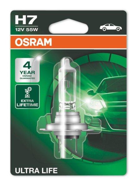 Osram, IZZÓ 12 V H7 ULTR.LIFE D