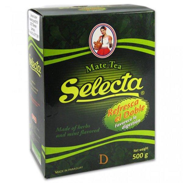 Selecta mate tea boldóval és mentával 500g