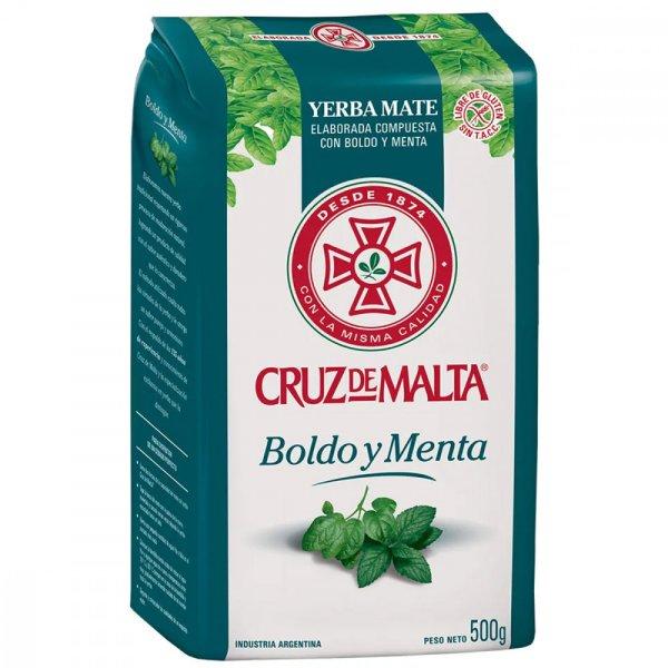 Cruz de Malta mate tea Boldo + Menta 500g