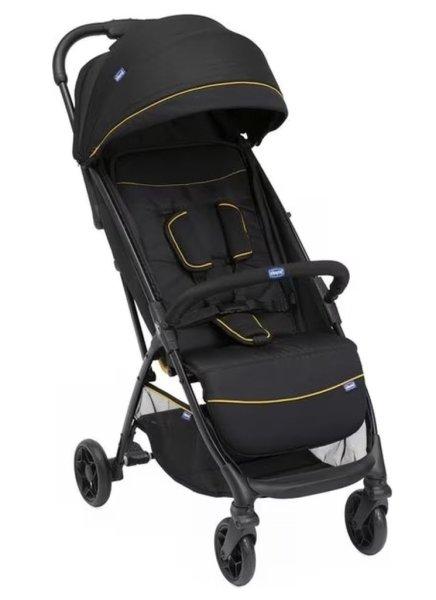 Chicco GLEE babakocsi 0-22 kg automata csukódással - Uneven Black