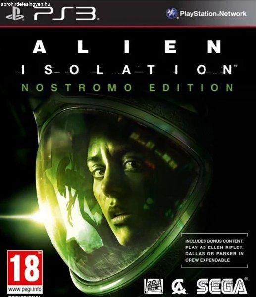 Alien Isolation - Nostromo Edition Ps3 játék