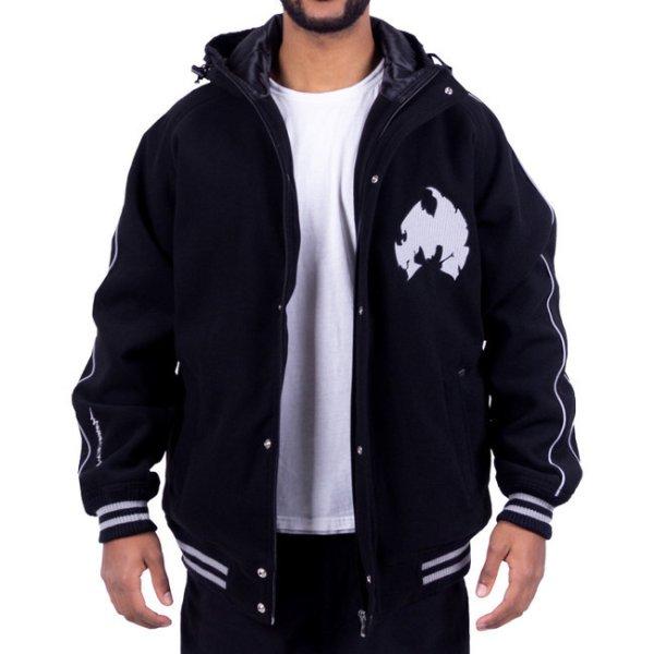 Téli kabát Wu-Wear Methodman Melton jacket Black