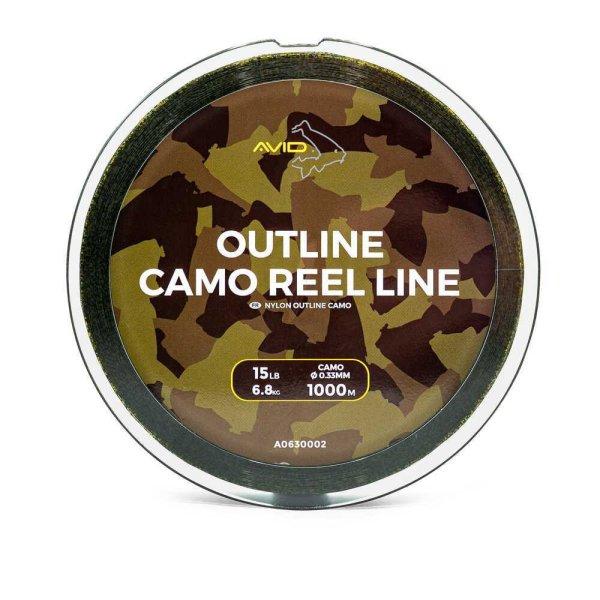 Avid Carp Outline Camo Reel Line 0,33mm 6,8kg 15Lb 1000m (A0630002)