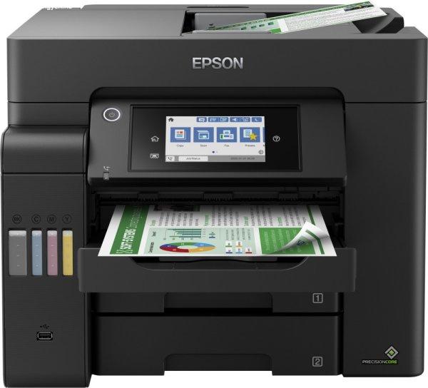 Epson EcoTank L6550 multifunkciós, faxos, wifis, hálózati, beépített
tartályos, SZÍNES TINTASUGARAS nyomtató