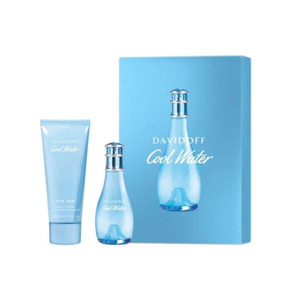 Davidoff Cool Water Woman - EDT 30 ml + testápoló 75 ml