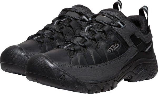 KEEN Férfi bőr sportcipő Targhee III Wp 1028128 triple black 46