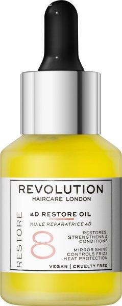 Revolution Haircare Regeneráló olaj száraz és
sérült hajra 8 (4D Restore Oil) 30 ml